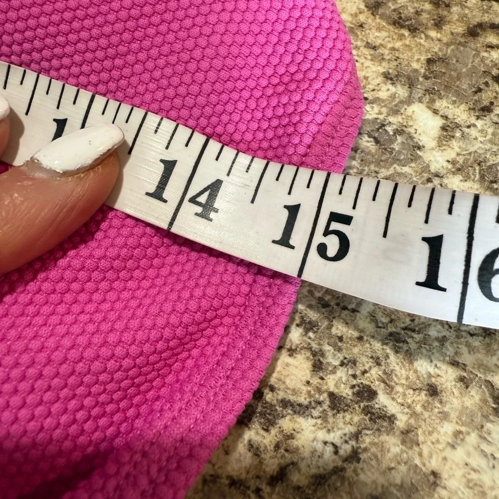 Pink One Piece Swimsuit with Wide Straps